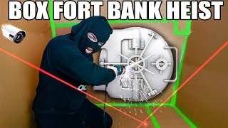 BOX FORT BANK HEIST!! 📦💰 Vault Hacking, Lasers & More!