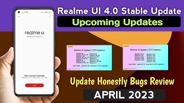 Realme UI 4.0 Stable Update April 2023/New Update problems/Realme UI 4.0 Update Review
