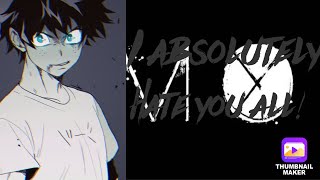 Emo Deku| BNHA| Part 1: