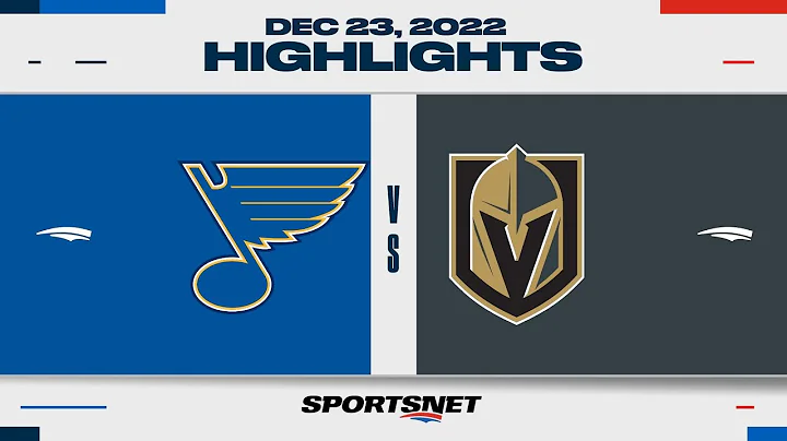 NHL Highlights | Blues vs. Golden Knights - Decemb...
