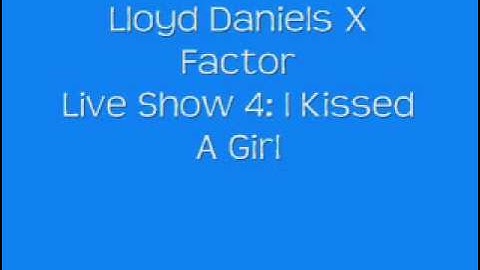 Lloyd Daniels - The X Factor 2009 - Live Show 4: I Kissed A Girl