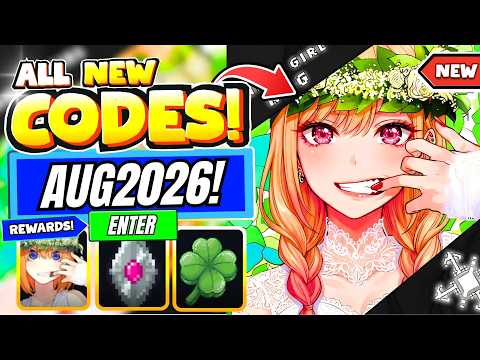 *NEW CODES* ALL WORKING CODES FOR ANIME GIRL RNG  IN AUGUST 2026! ROBLOX ANIME GIRL RNG