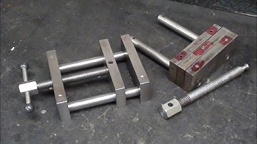 SCHOOL PROJECT DRILL PRESS VISE #774 part 2 tubalcain