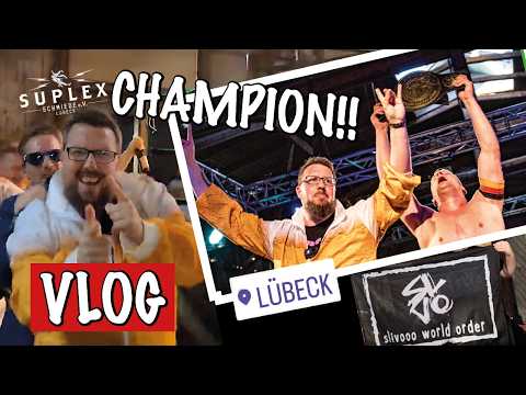 WIR HOLEN DAS DING 🤩 VLOG LÜBECKER WRESTLING NACHT 6 🔥