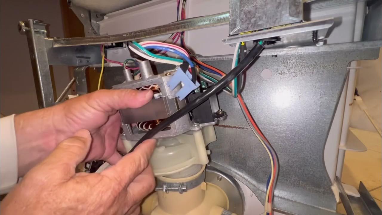 Dishwasher GE how to replace motor pump GLD6966R10SS YouTube