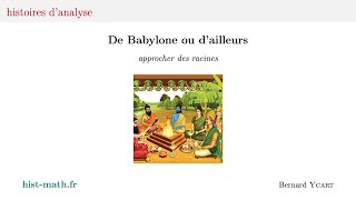 Algorithmes de calcul de racines