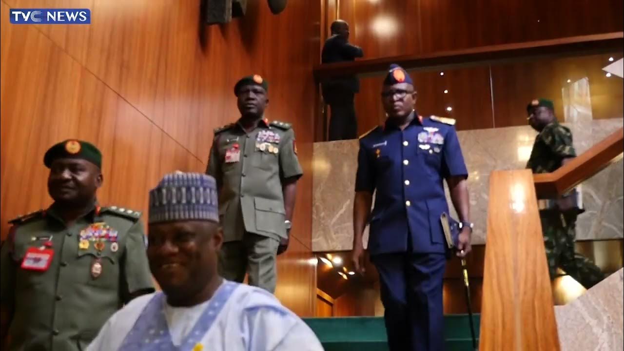 President Tinubu Meets Defence Minister, Service Chiefs At State House