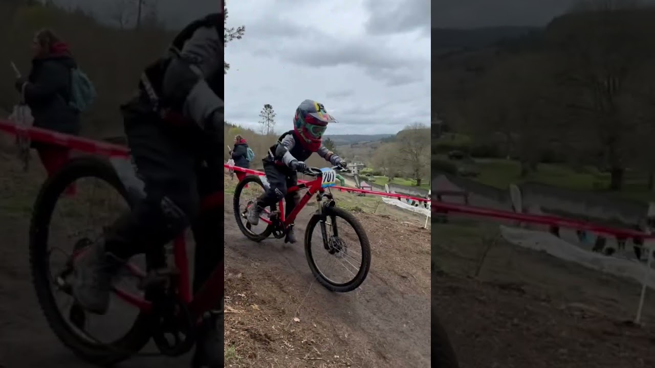 1ªcarrera dh 4ºcat. promesa🫶🔥🍀 FELIZ! #dh #galiciacalidade #minidh @LucusAventur