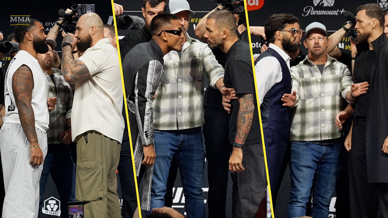 UFC 331 Press Conference Faceoffs | Van vs. Pantoja, Tsarukyan vs. Ruffy, More | MMA Fighting