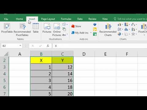 Create Scatter chart in Microsoft Excel 2016@COMPUTEREXCELSOLUTION