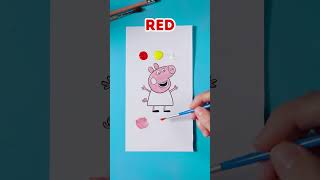 Peppa Pig Art Lesson Mix Colors And Bring Her To Life