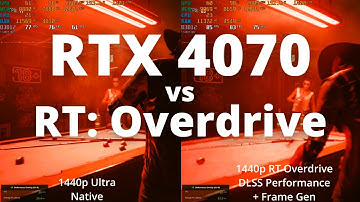 Can RTX 4070 handle Pathtracing? Cyberpunk 2077 RT Overdrive, 1440p, 1080p, 4K, DLSS 2 and 3  on/off