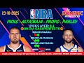 MIS 2 PARTIDOS 🏀 PRONOSTICOS NBA HOY 🏀 6 PICKS GRATIS 🏀  23-10-2025 #NBA #PICKS #PARLEY #PROPS 🔥🏀🔥