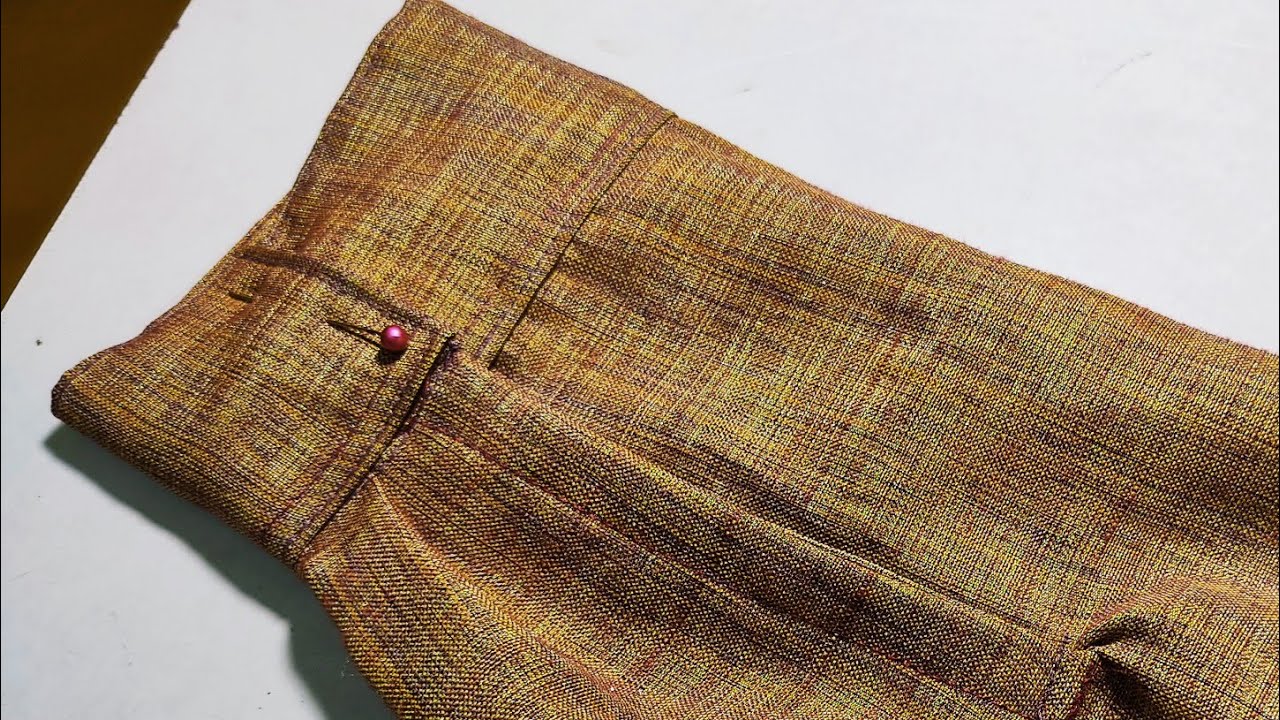 Cara nak buat kaf lengan wanita..Butang belakang..