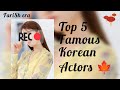 Top 5 most famous korean actors  their illustrated forms  farish era   kdrama illustration