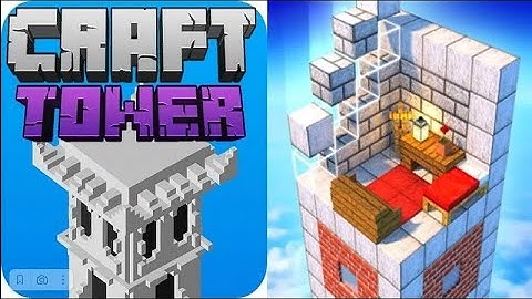 Tower Craft 3D - Building from empty blocks - Part 1 of the gameplay (Android, iOS). My game.