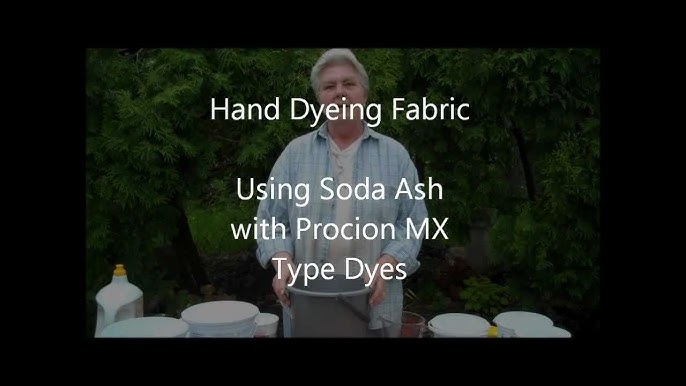 Here's the gist of it: Wash & dry, scour, soda ash soak, dry, glue, dry,  placed it in a container dampened…