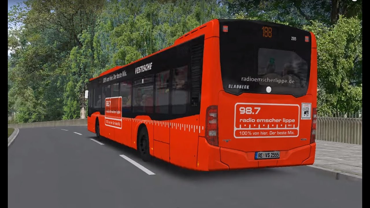 OMSI 2. Project Gladbeck, Line 188, Mercedes-Benz Citaro C2. Part 2