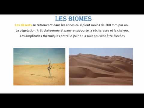 Écologie générale : Les biomes بالدارجة