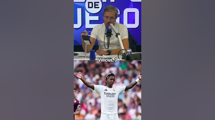 TOQUE DE ATENCIÓN de PACO GONZÁLEZ a VINICIUS JR por su INICIO DE TEMPORADA