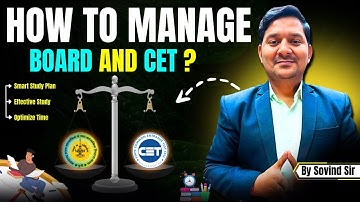 HOW TO MANAGE BOARD AND MHT-CET 2026 ⚖ | STEP BY STEP COMPLETE STRATEGY | #mhtcet2026 #board #aac