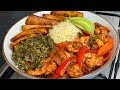 Let’s Cook Sunday Dinner With Me ||Reggae Shrimp | Fried Plantain | Callaloo || TERRI-ANN’S KITCHEN