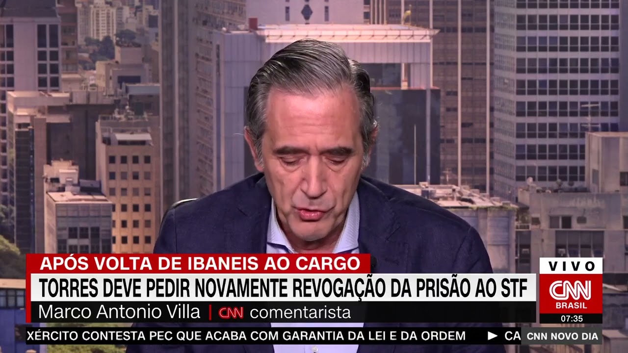 Marco Antonio Villa  Basta Torres falar a verdade para caso da minuta ser solucionado   CNN NOVO DIA