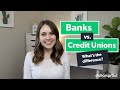 Bank vs Credit Union. 🏧 What's The Difference?