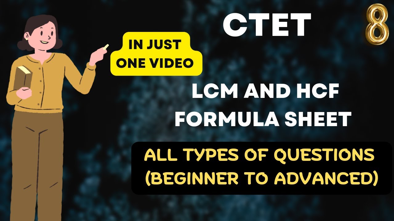 LCM and HCF | CTET Maths Paper 2 #maths #ctet #study - YouTube