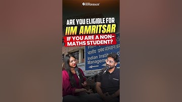 Can You Apply for IIM Amritsar’s IPM Without Core Maths in Class 12? 🤔| #shorts