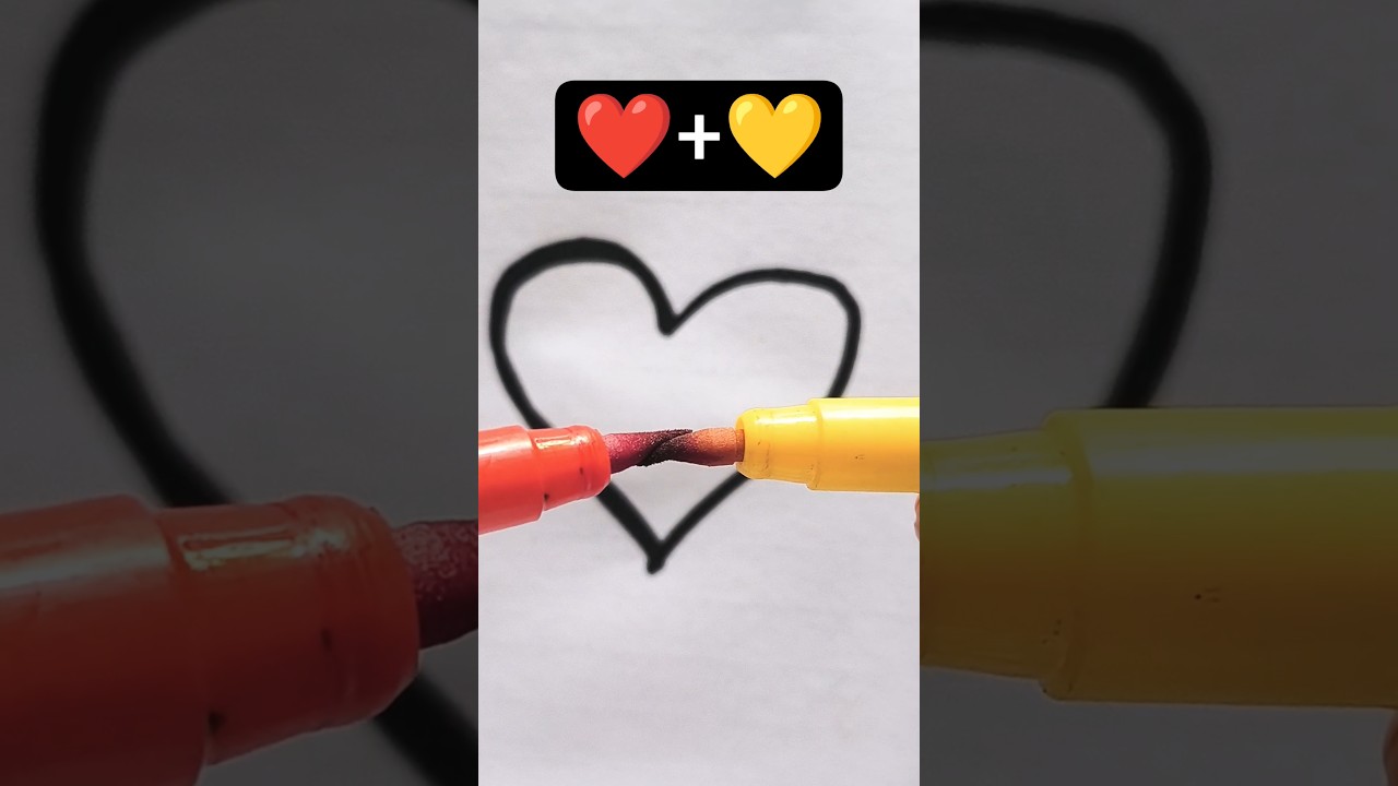 Увлекательное творческое искусство ❤️+💛 