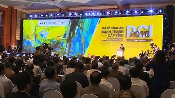 Tin Tức 24h: Công bố chỉ số năng lực cạnh tranh cấp tỉnh PCI 2016