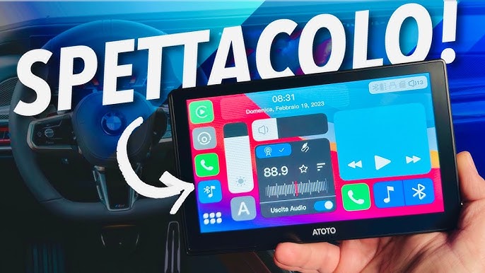 Atoto P8 rende SMART ogni auto e supporta Apple CarPlay & Android Auto  Wireless! 