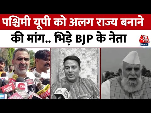 UP Politics: पश्चिमी यूपी को अलग राज्य बनाने की मांग,  भिड़े BJP के 2 नेता |Sanjeev Baliyan | Latest