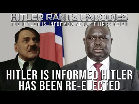 Hitler is informed Hitler has been re-elected