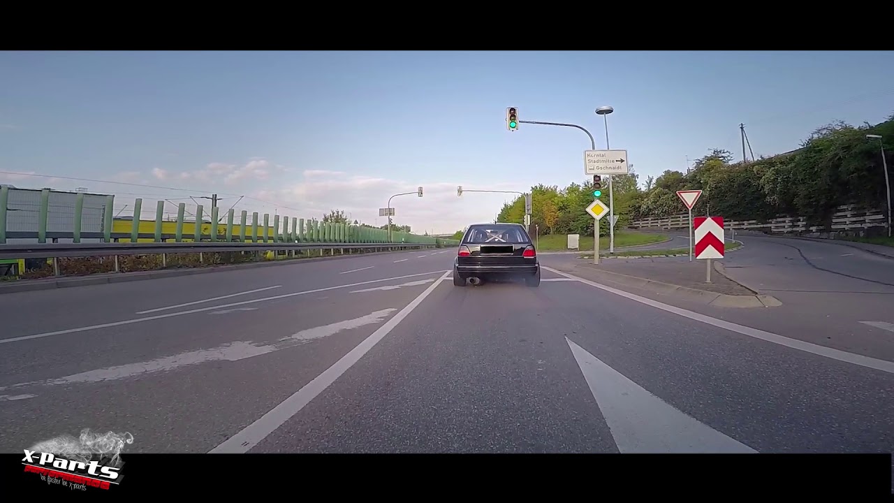 Golf 2 VR6 Turbo 4Motion brutaler Start