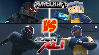 Uno VS Ejen Zain COMPARISON Minecraft Parody VS Original (Ejen Ali Fanmade Animation)