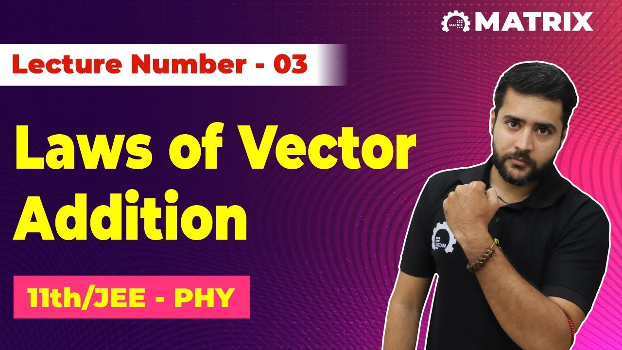 Laws of Vector Addition | Vectors | Lec 3 | Class 11 | JEE Mains ...