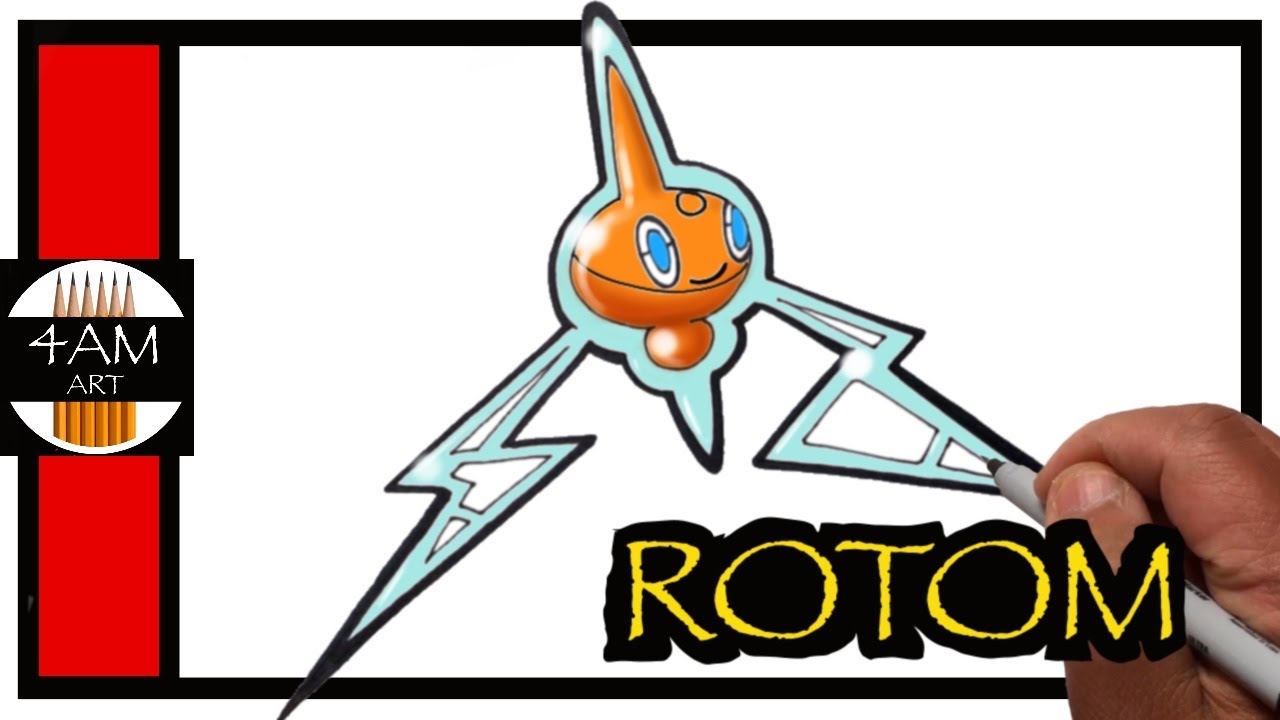 How to Draw - Pikachu - Pocket Rotom