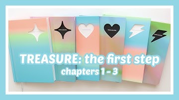 Unboxing Treasure The First Step Single Albums: Chapter 1, 2, 3 (트레저)