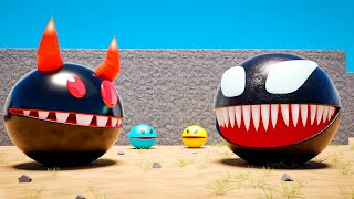 Pacman Adventures Compilation | Pacman vs Monster Pacman vs Robot pacman vs Spider pacman