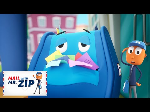 STUFFED MAILBOX!! | @MailWithMrZIP Fun Mailman Cartoons for Kids