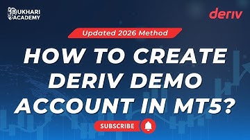 How to Create Deriv Demo Account in MT5?
