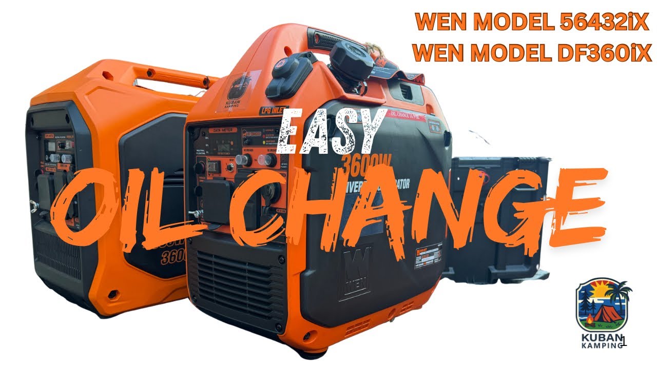 WEN 4500 & WEN 3600 Break-In Oil Change 