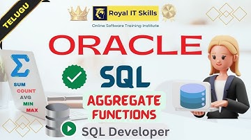 ORACLE SQL Aggregate Functions for Beginners | Royal IT Skills