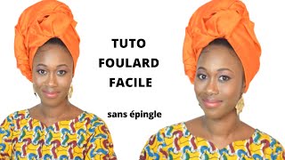 Comment attacher un foulard sénégalais simple | Moussor shantoum | Head tie styles