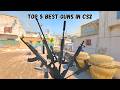 Top 5 best guns in cs2