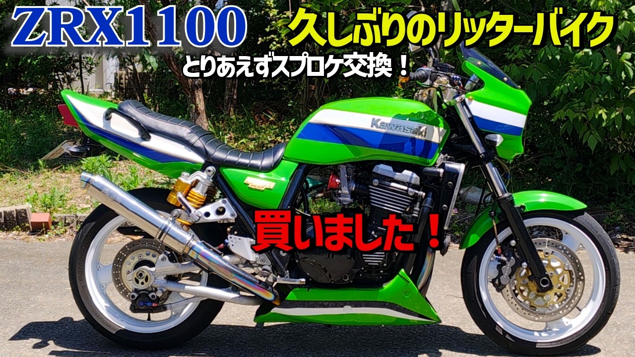 I bought a ZRX1100! With its looks, torque, speed, and handling