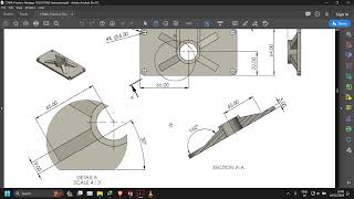 solidworks CSWP/CSWA exam practice section D problem 2