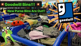 Let’s GO To Goodwill Bins!! TONS of Purse Bins to go thru! Thrift With Me For Resale!